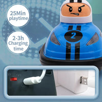 HKM-053971 Remote Control Cartoon Mini Bumper Car for Kids - Two Player Drift Battle Toy