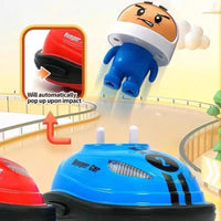 HKM-053971 Remote Control Cartoon Mini Bumper Car for Kids - Two Player Drift Battle Toy