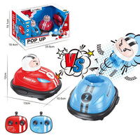 HKM-053971 Remote Control Cartoon Mini Bumper Car for Kids - Two Player Drift Battle Toy