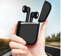 HKM-054035 Wireless Bluetooth Sports Headset with Stereo Sound, Battery Display, and Multi-Point Connection - Black
