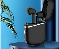 HKM-054035 Wireless Bluetooth Sports Headset with Stereo Sound, Battery Display, and Multi-Point Connection - Black