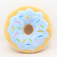 HKM-054163 Donut-Shaped Plush Toy for Pets - Soft, Colorful Design, 15cm Diameter