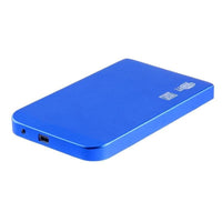 HKM-054163 Silver Aluminum Alloy USB 3.0 Hard Disk Box – 3TB Capacity, Compact Design, 118 x 72 x 10mm