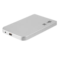 HKM-054163 Silver Aluminum Alloy USB 3.0 Hard Disk Box – 3TB Capacity, Compact Design, 118 x 72 x 10mm
