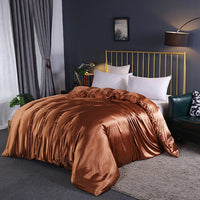 HKM-054291 Silky Polyester Bedding Ice Silk Quilt Cover - Modern Design, Multiple Sizes Available