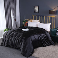 HKM-054291 Silky Polyester Bedding Ice Silk Quilt Cover - Modern Design, Multiple Sizes Available