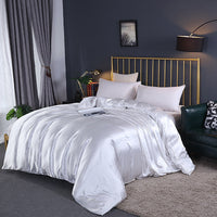 HKM-054291 Silky Polyester Bedding Ice Silk Quilt Cover - Modern Design, Multiple Sizes Available