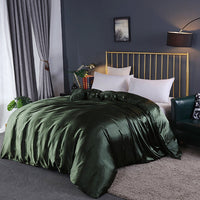 HKM-054291 Silky Polyester Bedding Ice Silk Quilt Cover - Modern Design, Multiple Sizes Available