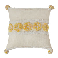 HKM-054355 Moroccan Bohemian Geometric Cotton Pillowcase - Modern 45x45cm Soft Design