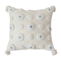 HKM-054355 Moroccan Bohemian Geometric Cotton Pillowcase - Modern 45x45cm Soft Design