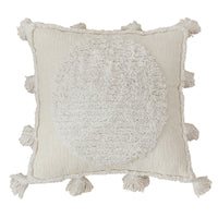 HKM-054355 Moroccan Bohemian Geometric Cotton Pillowcase - Modern 45x45cm Soft Design