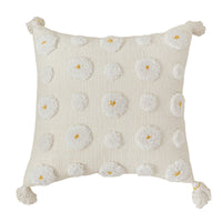HKM-054355 Moroccan Bohemian Geometric Cotton Pillowcase - Modern 45x45cm Soft Design