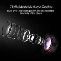 HKM-054355 Universal Mobile Phone Macro Lens with Large Aperture and Enhanced Optical Performance