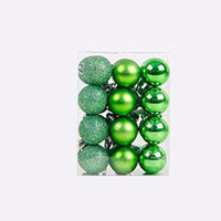 HKM-054739 Battery-Operated Copper Wire String Lights with Decorative Christmas Balls