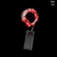 HKM-054739 Battery-Operated Copper Wire String Lights with Decorative Christmas Balls