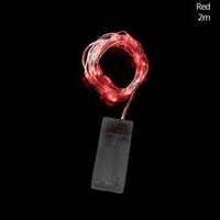 HKM-054739 Battery-Operated Copper Wire String Lights with Decorative Christmas Balls