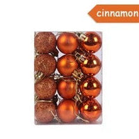 HKM-054739 Battery-Operated Copper Wire String Lights with Decorative Christmas Balls