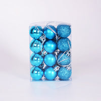 HKM-054739 Battery-Operated Copper Wire String Lights with Decorative Christmas Balls