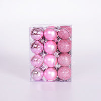 HKM-054739 Battery-Operated Copper Wire String Lights with Decorative Christmas Balls