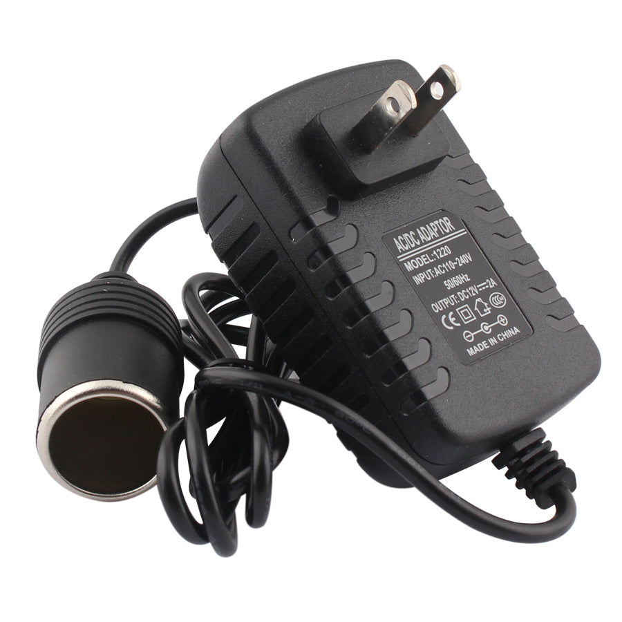 HKM-054803 220V to 12V DC Car Cigarette Lighter Adapter - Input: 100-240V, Output: 10A/8A/6A/5A, Max 120W