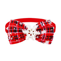 HKM-054803 Plaid Bow Tie Scarf for Cats and Dogs - Adjustable 22CM to 40CM
