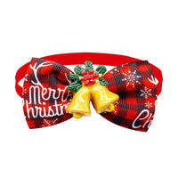 HKM-054803 Plaid Bow Tie Scarf for Cats and Dogs - Adjustable 22CM to 40CM