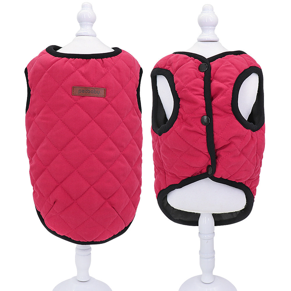 HKM-054931 Cozy Coral Fleece Christmas Dog Apparel for Winter Celebrations