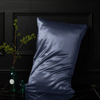 HKM-054931 Double-Sided Mulberry Silk Pillowcase 48x74cm - Light Gray