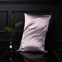 HKM-054931 Double-Sided Mulberry Silk Pillowcase 48x74cm - Light Gray