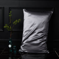 HKM-054931 Double-Sided Mulberry Silk Pillowcase 48x74cm - Light Gray
