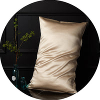 HKM-054931 Double-Sided Mulberry Silk Pillowcase 48x74cm - Light Gray