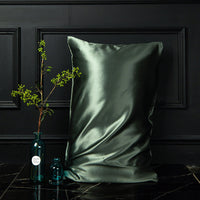 HKM-054931 Double-Sided Mulberry Silk Pillowcase 48x74cm - Light Gray