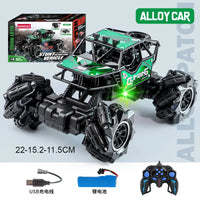 HKM-055123 Alloy 2.4G Remote Control Off-Road Stunt Car – Multi-Directional Climbing and Drifting Toy
