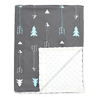 HKM-055123 Double-Layer Children's Quilt Blanket with Animal Patterns - 100X75cm