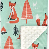 HKM-055123 Double-Layer Children's Quilt Blanket with Animal Patterns - 100X75cm