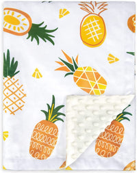 HKM-055123 Double-Layer Children's Quilt Blanket with Animal Patterns - 100X75cm
