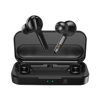 HKM-055187 True Wireless Bluetooth 5.0 Headset with IPX5 Waterproof Performance in Black and White Colors