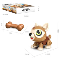 HKM-055379 DIY Self-Assembly Voice Control Robot Dog - Interactive Touch Sensing Puppy Toy for Ages 5 and Up