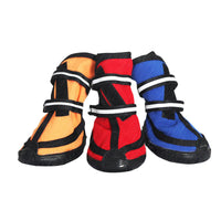 HKM-055443 Waterproof Non-Slip Dog Shoes with Double Straps for Active Outdoor Adventures