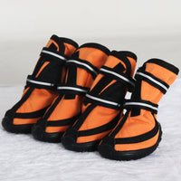 HKM-055443 Waterproof Non-Slip Dog Shoes with Double Straps for Active Outdoor Adventures