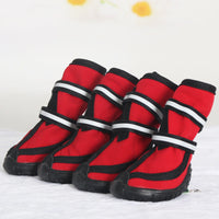HKM-055443 Waterproof Non-Slip Dog Shoes with Double Straps for Active Outdoor Adventures
