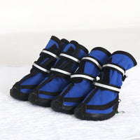 HKM-055443 Waterproof Non-Slip Dog Shoes with Double Straps for Active Outdoor Adventures