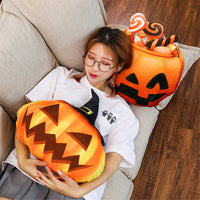 HKM-055507 Funny Pumpkin Plush Pillow – Super Soft Short Plush Vegetable Decor