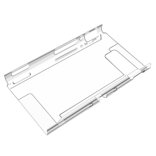 HKM-055507 Transparent Split Protective Shell for Nintendo Switch - Slim Design with Anti-Scratch Hard PC Material and Precise Port Access