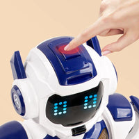 HKM-055699 Programmable Remote Control Robot with LED Lights, Music, and Dancing Function for Ages 8 and Up