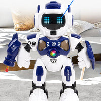 HKM-055699 Programmable Remote Control Robot with LED Lights, Music, and Dancing Function for Ages 8 and Up