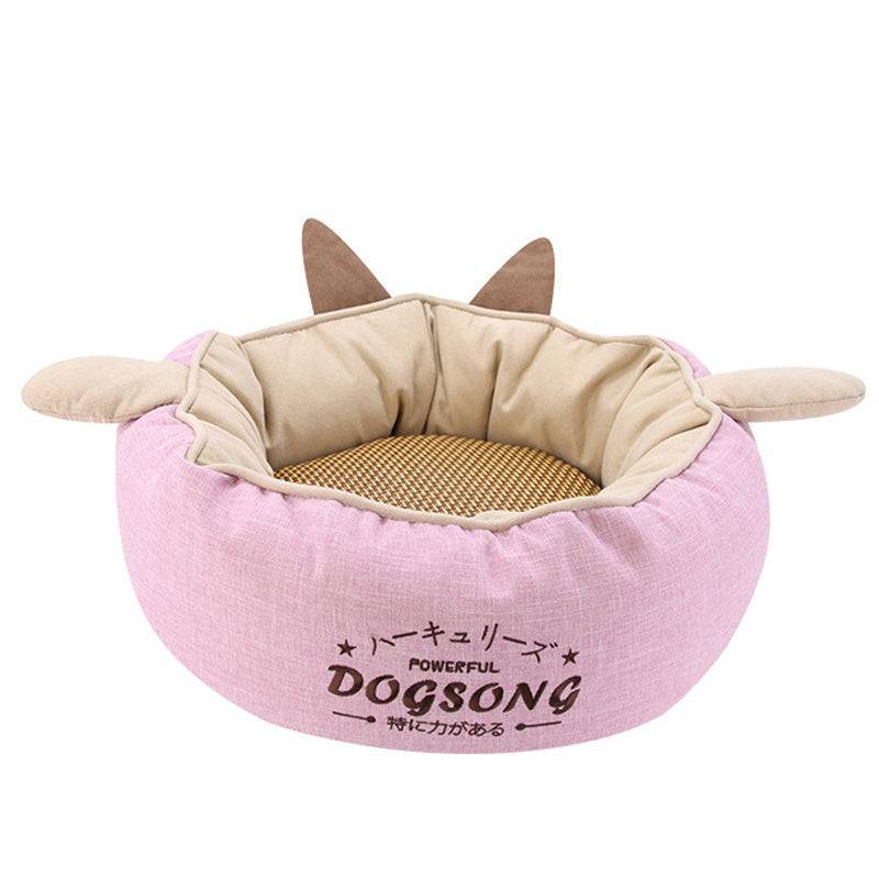 HKM-055827 Removable and Washable Cat Nest Dog Bed Pet Cave Teddy Bichon Dog Cushion Lamb Wool Soft Comfortable and Durable