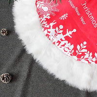 HKM-055891 Christmas Tree Skirt - Festive Decorative Solution for Homes, Bedrooms, and More