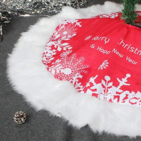 HKM-055891 Christmas Tree Skirt - Festive Decorative Solution for Homes, Bedrooms, and More