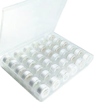 HKM-055955 36 Color Translucent Bobbin Cartridge Set for Sewing Machines